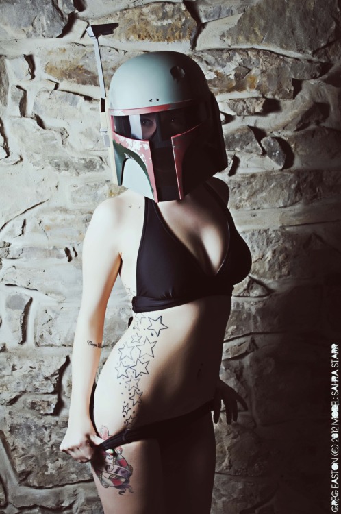 gregeaston:  Sahra Starr plays Star Wars in the studio basement 