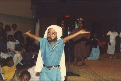 land-dolphin: simhanada: me as Jesus at 5 yrs old.  monologuing Renaissance paintings