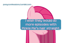 ponyconfessions:  It looks really good, even though its a symbol for she has totally snapped.  ^ THIS VERY CONFESSION