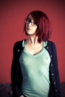 girlslovecams:  redhead nerd