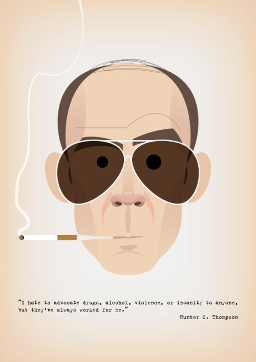 stanleychowillustration:  Hunter S. Thompson 