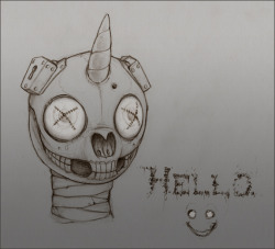 Trepanation Smile by ~ecmajor Hello. :)  (I&rsquo;m actually really pleased with this pony skull. It looks almost believable despite being a horribly deformed version of a horse.)