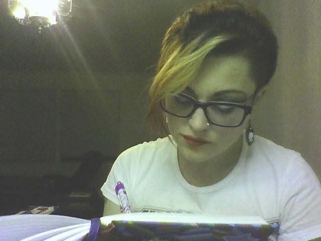 darbyxxxrose:  writing in my journal… try to do it every day… try 