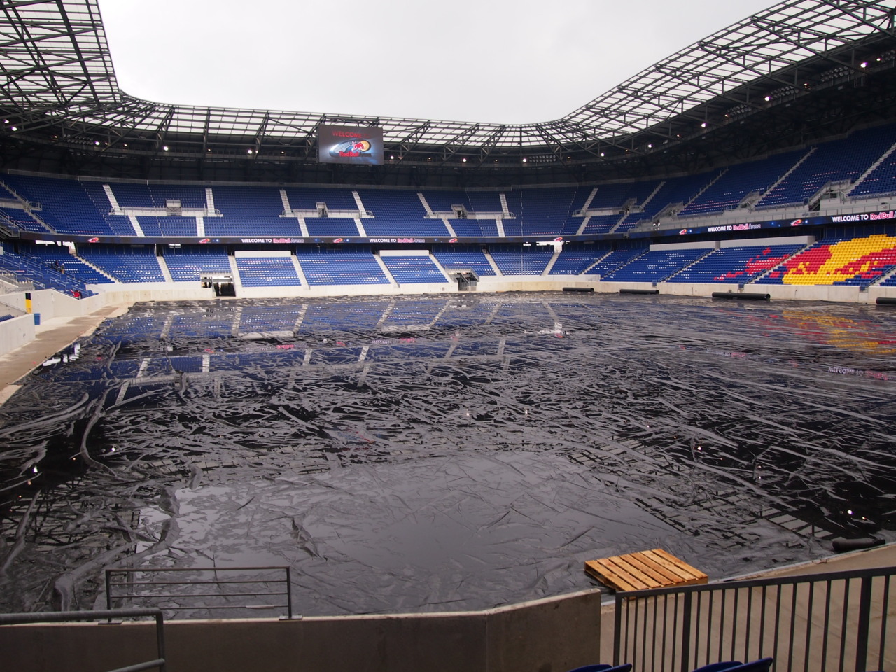 View from our Season Seats at the Red Bulls Arena