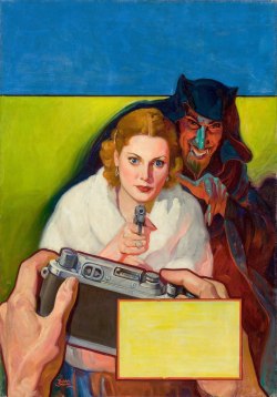 vitazur:  Rudolph Belarski (American, 1900-1983). Detective Fiction Weekly pulp cover, April 8, 1939. 