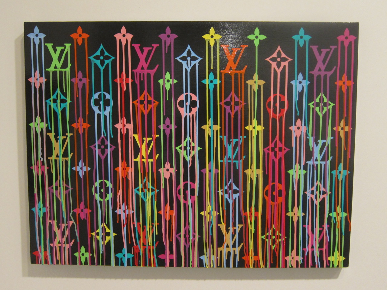artruby:  Zevs - Liquidated Louis Vuitton Murakami Multico-Black, 2011 