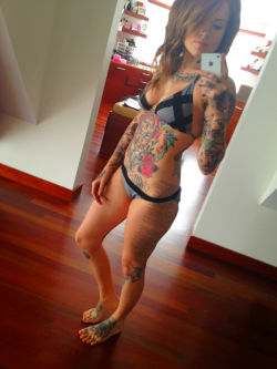 youngandtherecluse:  wifelife:  idunevenkno:  wifelife:  Bought some new bikinis from amiclubwear to keep me motivated for summer!  It is so easy for those to become hideous though :(She shouldn’t have done so much.   LOL. She should do whatever she