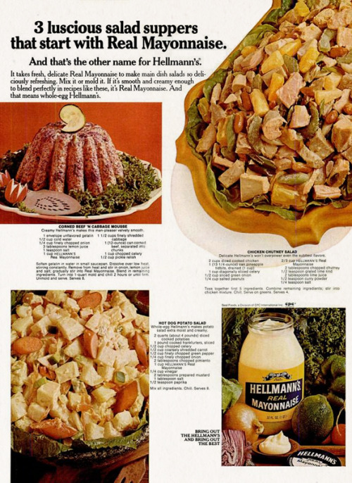 Hellman&rsquo;s, 1972