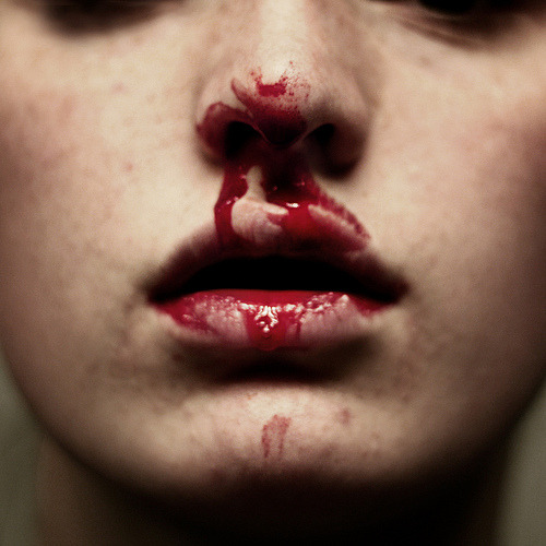 kunning:  The blood has run out. 