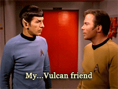 fractal-baby: fuckyeahstartrektos:  The last panel really makes it.  Every time Spock says “friend” 