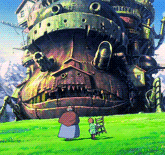 qquiet:  Studio Ghibli gifs: Hayao’s Moving Castle  “Look at that. They call