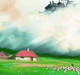 qquiet:  Studio Ghibli gifs: Hayao’s Moving Castle  “Look at that. They call