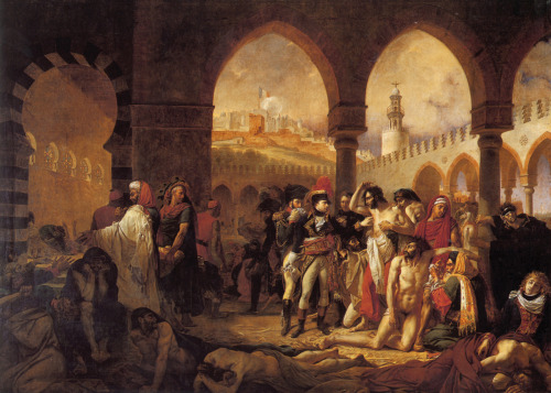 Jean-Antoine Gros, Napoleon Visiting the Plague Victims of Jaffa, 1804