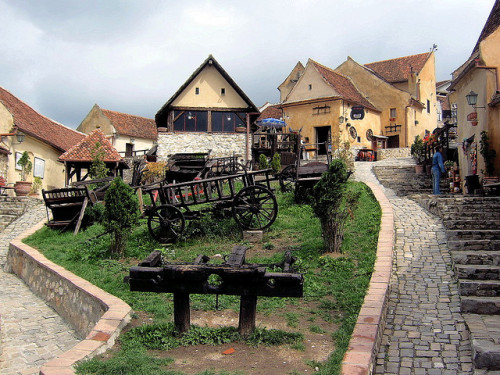 my photo on Flickr.Inside Rasnov Fortress near Brasov, Transylvania, Romania. Photo done in 2007 by 