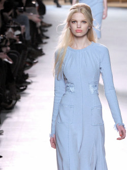 sexrova:  Daphne Groeneveld at Nina Ricci F/W 2011