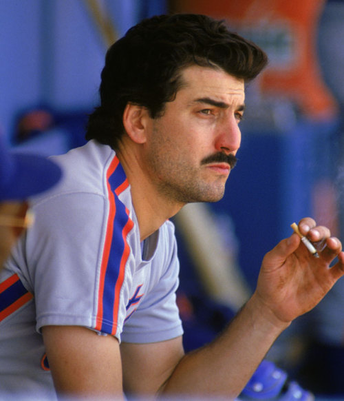 SI Photo Blog — Keith Hernandez enjoys a dugout cigarette during a