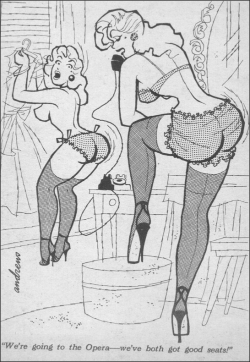 Going to the OperaSnappy magazine 1956