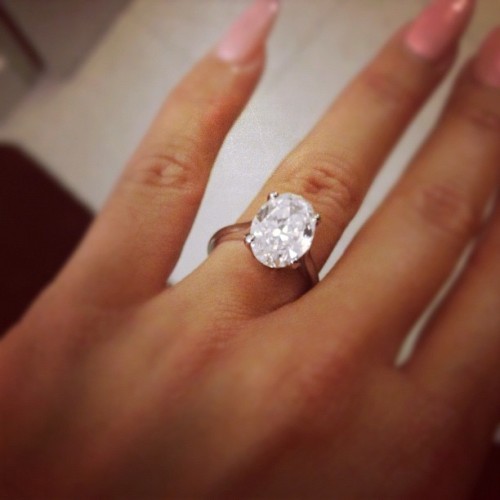 Congratulations! Amber Rose & Wiz Khalifa Are Engaged
Do you see the size of that ring? I would have said “Yes” too! LOL!