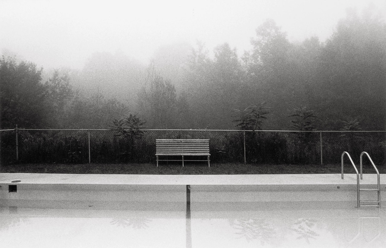 Bench, Catskill Mountains, NY photo by Michael Kenna, 1979