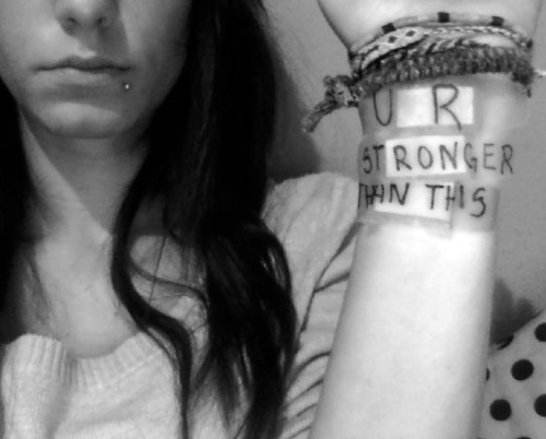 baddecisions-goodintentions:  Note to self & everyone else that self-harms.  
