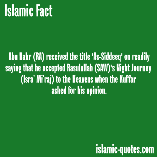 Abu Bakar As-Siddiq - Inspirational Islamic Quotes