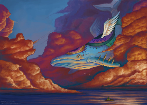 historyofhyrule:  Link and the Wind Fish by *Sangel99 