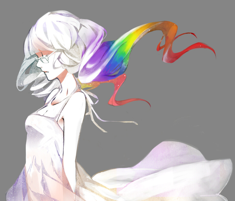 bunnyshadeow:  ‘The tiny bird traveled to many worlds and absorbed many colours