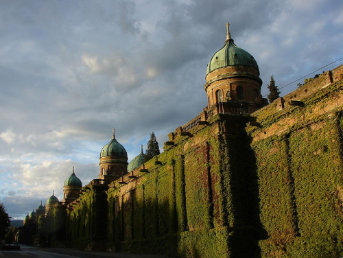 by Vjekoslav1 on Flickr.The walls of Mirogoj Cemetary in Zagreb, Croatia.