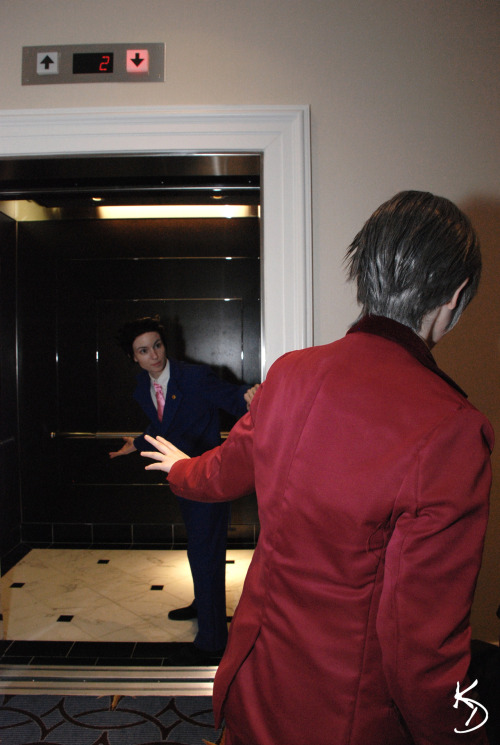 kdoranphoto: Ace Attorney Group Shoot - Katsucon 18 friendleaderp (Miles Edgeworth) | derp