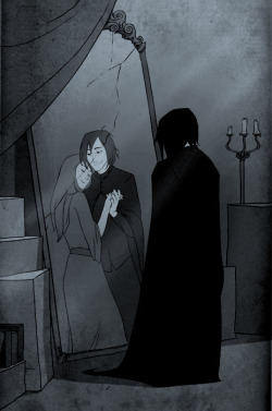 vatanpervermelez:  nitricaciid:  Snape  Ulan bu resim mi çok dokunaklı, ben mi çok duygusalım. Her gördüğümde içim cız eder 