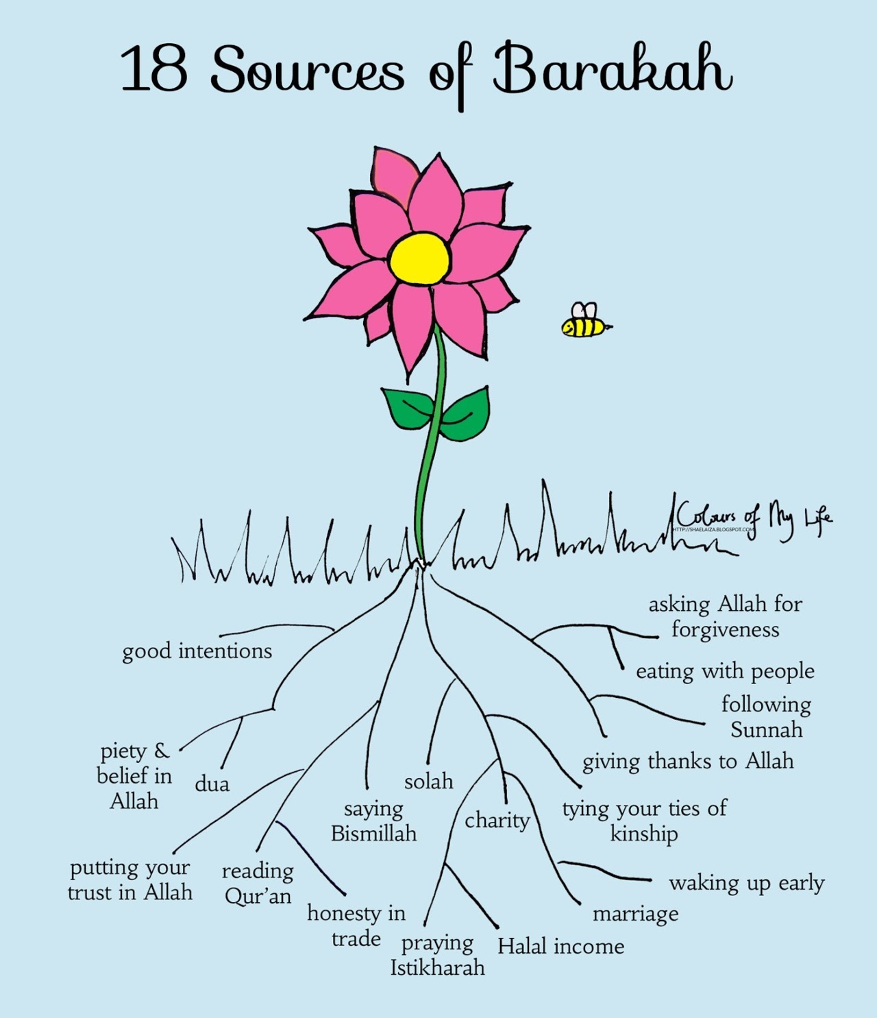 18 sources of barakah