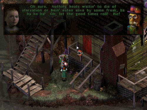 A few screencaps of the game Sanitarium, porn pictures