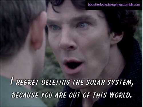 bbcsherlockpickuplines:“I regret deleting porn pictures