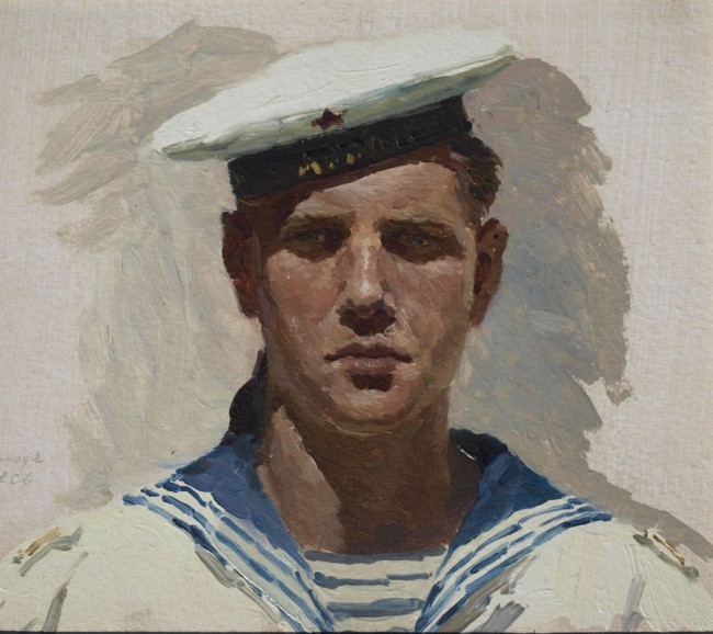 grainne-nimhaille:  Peter Maltsev Young Sailor Painting 