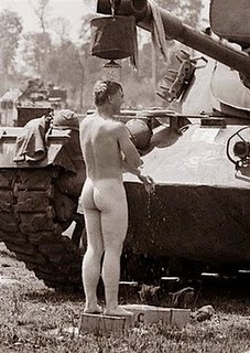 Field shower WWII