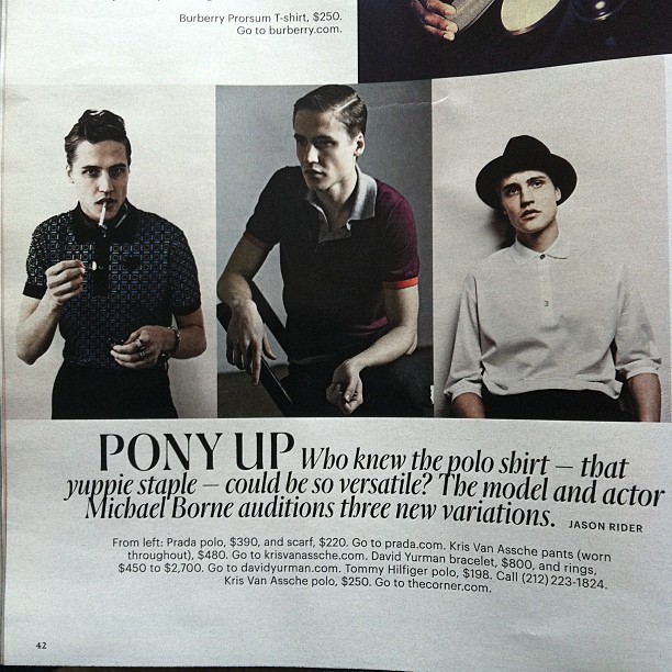 Paul Weller and before that the Mods certainly did!? @nytimestyle (Taken with instagram)