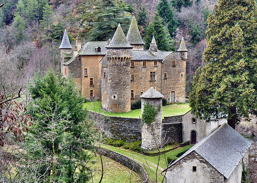 bluepueblo:  Ancient Castle, Altier, France photo by martin