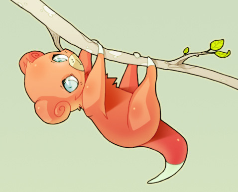 lolchesto69:  thelucky7th:  pkmndrugs:  msh  Slowpoke as a sloth?   