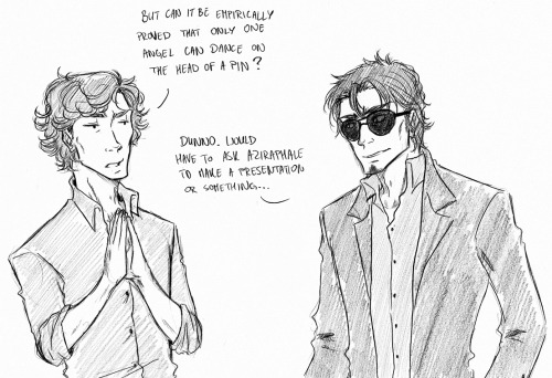 twyll:berry-muffin:Ace SuperWhoLock Omens MD! BECAUSE I CAN.Perhaps one day I shall start drawing so