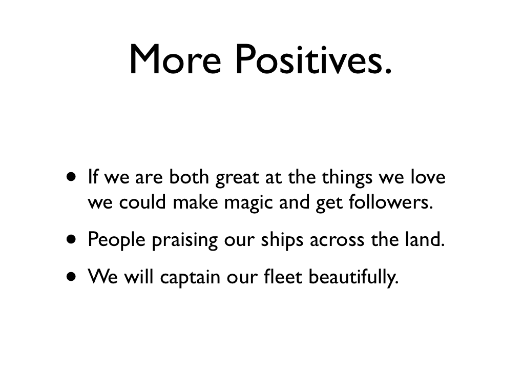 Well&hellip; I /do/ like shipping :B