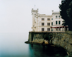 bluepueblo:  Seaside Castle, Trieste, Italy photo via nytimes 