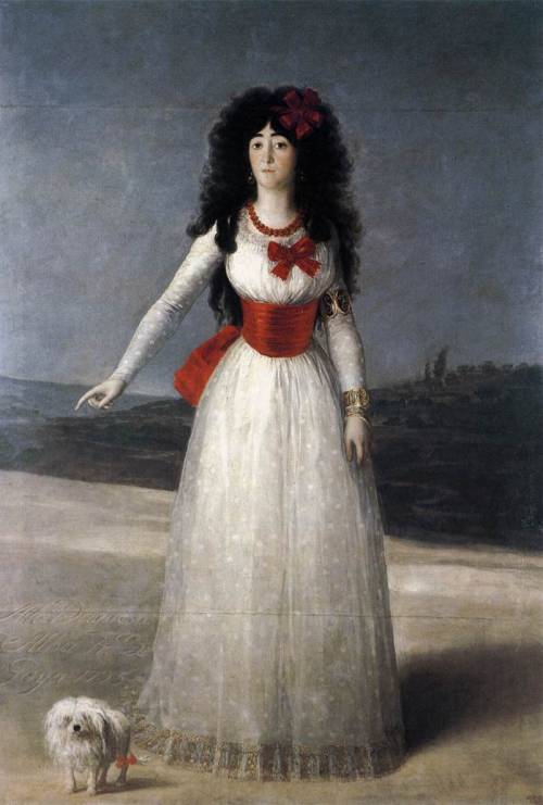 Cher-Hair.  courtroyale:  The Duchess of Alba, 1795 by Francisco de Goya