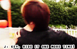 Favorite Top 20 SHINee Moments: ”I’m only riding this for the program!” 