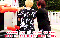 Favorite Top 20 SHINee Moments: ”I’m only riding this for the program!” 