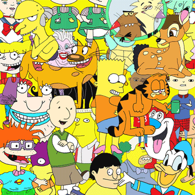 solestruckshoes:  all my childhood loves in one collage