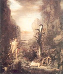 Gustave Moreau, hercules and the laernian