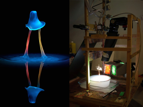 thisiscolossal.com Water drop pillars by Markus Reugels In his continued experiments with water phot