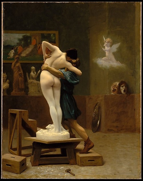  Jean-Léon Gérôme  (French, 1824–1904), Pygmalion and Galatea, ca. 1890 Gérôme