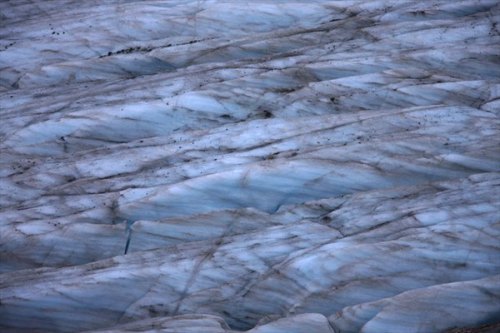 “Summer glacier surface cover with dust.” Locality: Hohe Tauern National Park, Austria