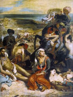 The Massacre at Chios by Eugene Delacroix, 1824. The Ottoman